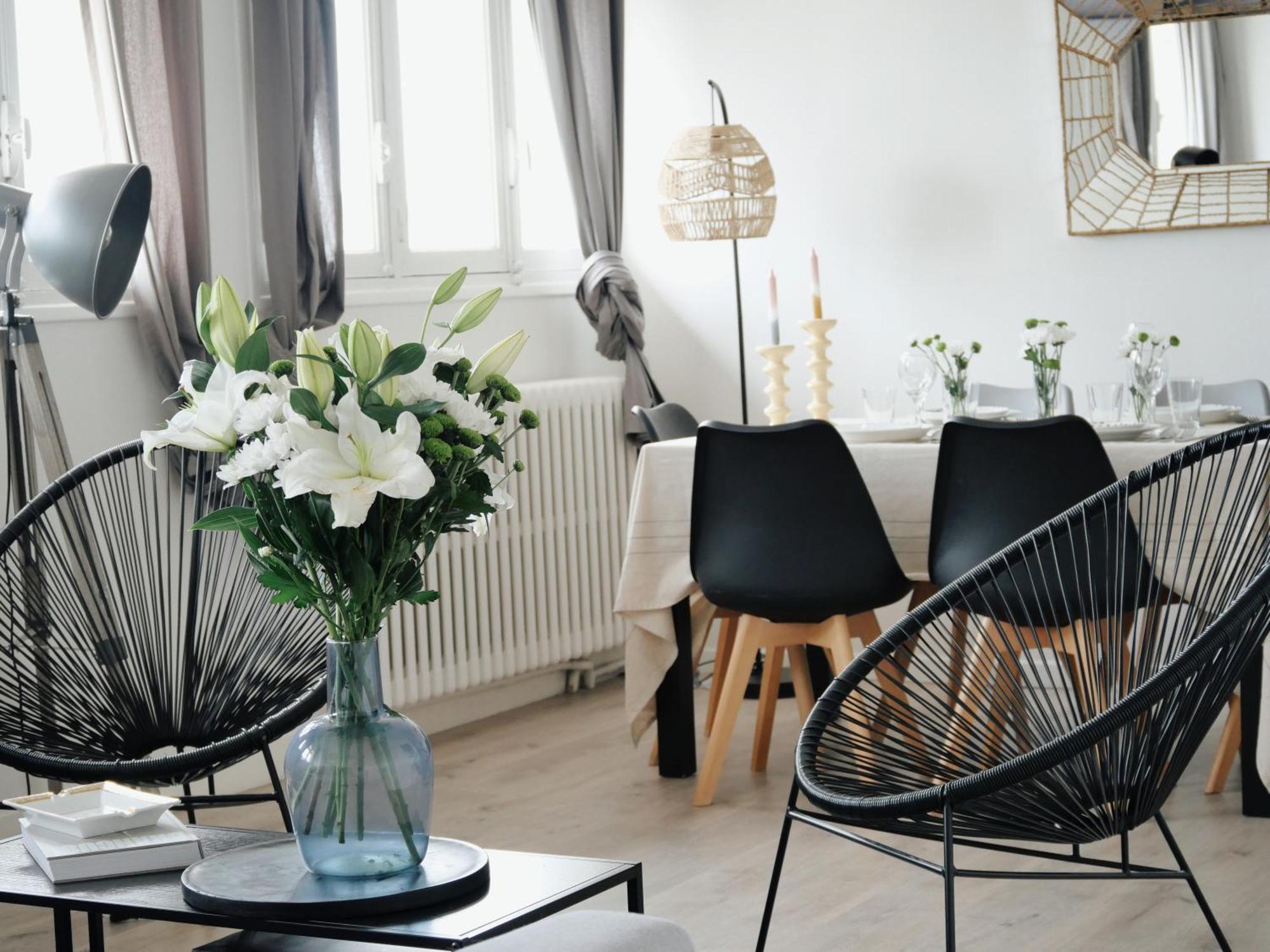Deauville Elegance - Chic & Spacieux - Tout A Pied Luaran gambar
